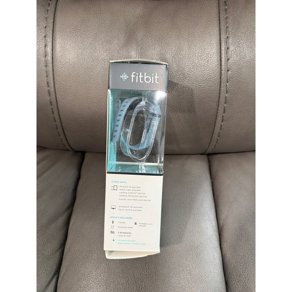 Fitbit Flex Wireless Activity Sleep Tracker Slate Blue FB401SL Small Large Band